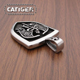 Punk St Michael Protect Pendant