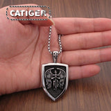 Punk St Michael Protect Pendant