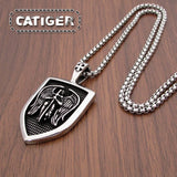 Punk St Michael Protect Pendant