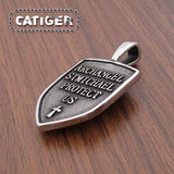Punk St Michael Protect Pendant