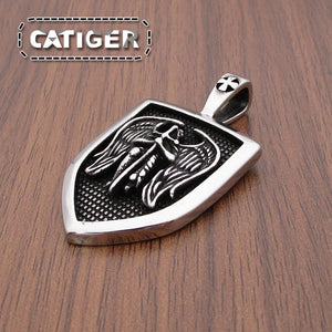Punk St Michael Protect Pendant