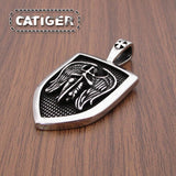 Punk St Michael Protect Pendant