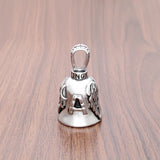 Punk Stainless Steel Angel Wing Bell Pendant