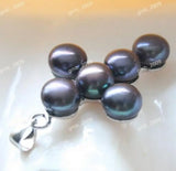 Natural Freshwater Pearl Silver Plated Necklace/Pendant