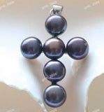 Natural Freshwater Pearl Silver Plated Necklace/Pendant