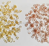 500pcs 0.4X3 3.5 4mm Stainless Steel Jump Rings DIY Jewelry Parts