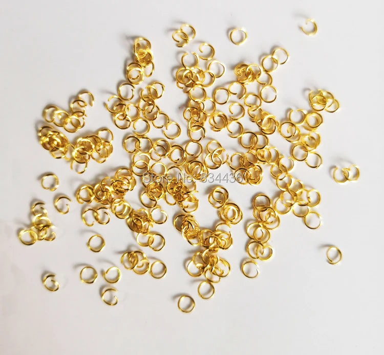 Stainless Steel Jump Rings 0.5X3 3.5 4mm DIY Jewelry Parts 500pcs