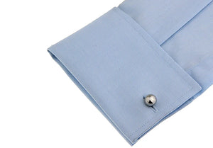 Round Cuff Links Silver Copper Ball Gift For Men Cuff Links