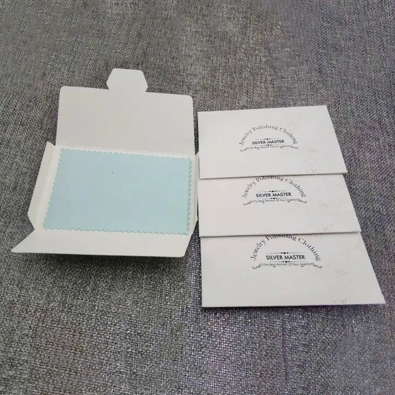 Silver Polishing Cloth Jewelry Care for Real Silver - Set of 7