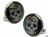 Vintage Skeleton Skull Copper Cufflinks 11 Styles