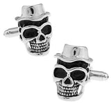 Vintage Skeleton Skull Copper Cufflinks 11 Styles