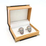 Skull Cufflinks Sugar Dead Skeleton Hyperbole Style Cuff Links