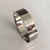 Wrist Gauge Bracelet: Portable Stainless Steel Measuring Ruler