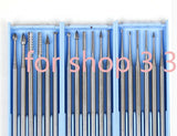 Dental Steel Burs Stone Set 2.35mm Shank 6pcs