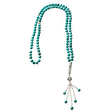 6mm Synthetic Turquoise Stone Prayer Beads for Rosary Bracelets