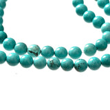 6mm Synthetic Turquoise Stone Prayer Beads for Rosary Bracelets