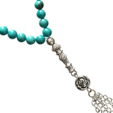 6mm Synthetic Turquoise Stone Prayer Beads for Rosary Bracelets