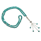 6mm Synthetic Turquoise Stone Prayer Beads for Rosary Bracelets