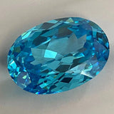 Synthetic Sapphire Round Cut Sea Gems Stone Corundum Stone