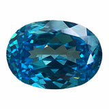 Synthetic Sapphire Round Cut Sea Gems Stone Corundum Stone