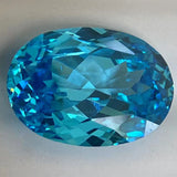 Synthetic Sapphire Round Cut Sea Gems Stone Corundum Stone