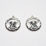 100pcs Tibetan Silver Elephant Charms Pendants for DIY Necklace and Bracelets