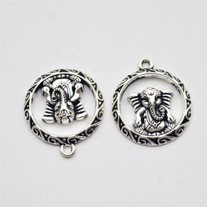 100pcs Tibetan Silver Elephant Charms Pendants for DIY Necklace and Bracelets