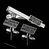 Superheroes Tie Clip & Cufflinks Set Brass Material
