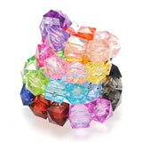 Faceted Cube Acrylic Jewelry Beads 10mm 12mm 14mm Square Beads