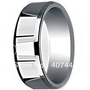 E&C JEWLRY Tungsten Carbide Wedding Band Ring (Sizes 6-13)