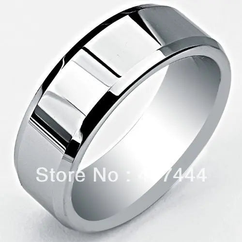 E&C JEWLRY Tungsten Carbide Wedding Band Ring (Sizes 6-13)
