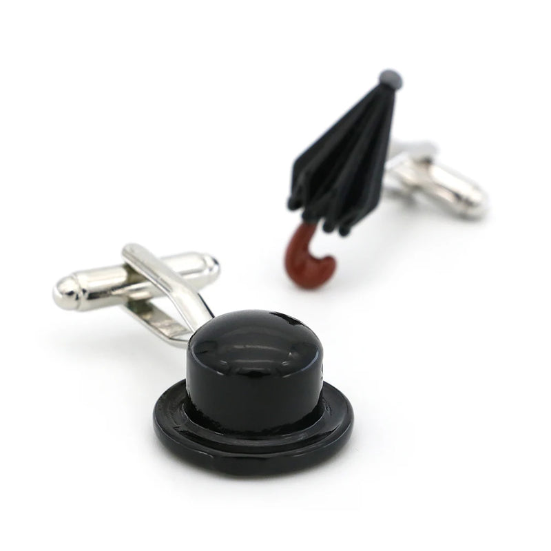 Umbrella & Cap Cufflinks Brass Cuff Links Wholesale&retail