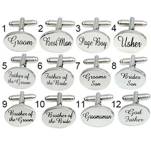 Wedding Cufflinks Wholesale&retail 12 Designs Silver Copper Material