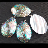 4pcs New Zealand Abalone Shell Art Pendant Bead C3489