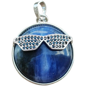 Natural Lapis Lazuli Elephant Pendant Bead