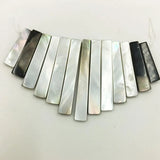 Mother of Pearl Shell Pendant Bead Set