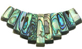 Abalone Shell Pendant Bead Set C8370