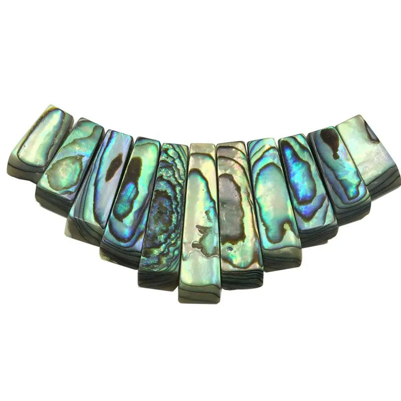 Abalone Shell Pendant Bead Set C8370
