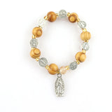 Child Size Rosary Jesus Bracelet - Religious Saints Bracelet