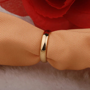 Customized Golden Plated Tungsten Couple Rings
