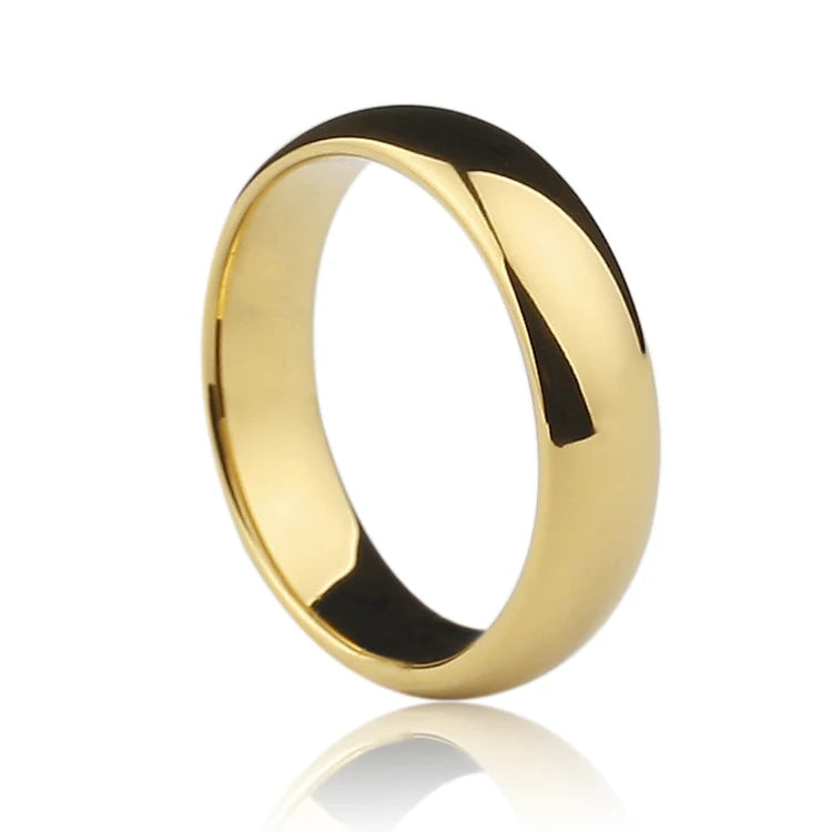 Customized Golden Plated Tungsten Couple Rings