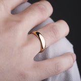 Customized Golden Plated Tungsten Couple Rings