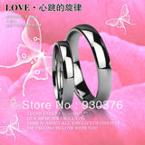 Personalized Tungsten Ring with Engraved Name or Date