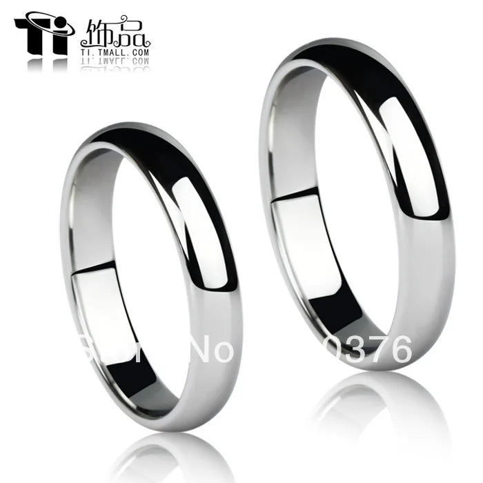 Personalized Tungsten Ring with Engraved Name or Date