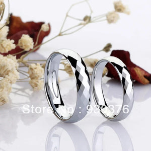 Tungsten Cross Wedding Rings Set Size 4-12.5 Couple Rings