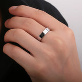 Tungsten Cross Wedding Rings Size 4-12