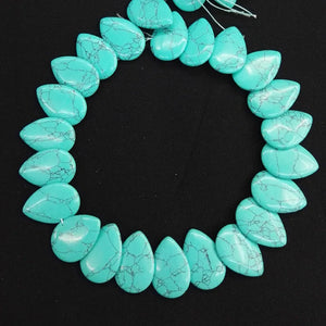 Calaite Stone Water Drop Slice Beads 21*30*5mm DIY Necklace 20pcs/lot