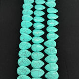 Calaite Stone Water Drop Slice Beads 21*30*5mm DIY Necklace 20pcs/lot