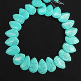 Calaite Stone Water Drop Slice Beads 21*30*5mm DIY Necklace 20pcs/lot