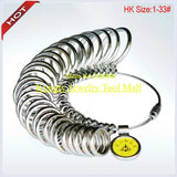 Ring Sizer 1-33# Round Finger Measurement Jewelry Making Tools